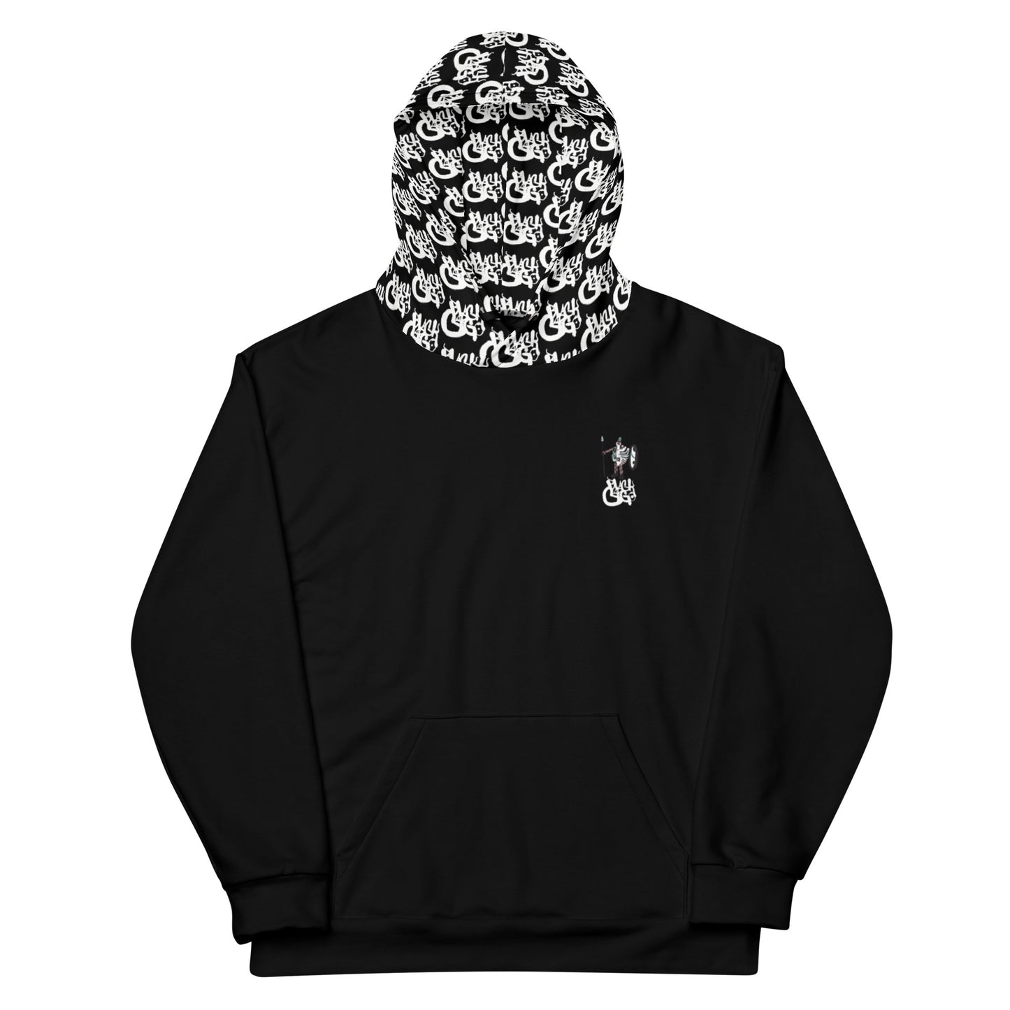 BlackCargo - Contemporary Urban Art Apparel for the Woke - Premium Quality streetwear - Graffiti lettering Script - Recycled materials - Brushed fleece inside - soft cotton feel-fabric face -Overlocked seams - Drawstrings - eco-friendly-Unisex Hoodie