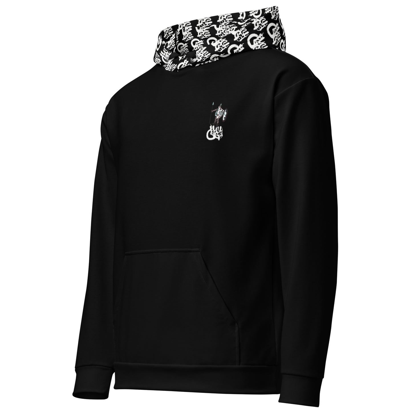 BlackCargo - Contemporary Urban Art Apparel for the Woke - Premium Quality streetwear - Graffiti lettering Script - Recycled materials - Brushed fleece inside - soft cotton feel-fabric face -Overlocked seams - Drawstrings - eco-friendly-Unisex Hoodie