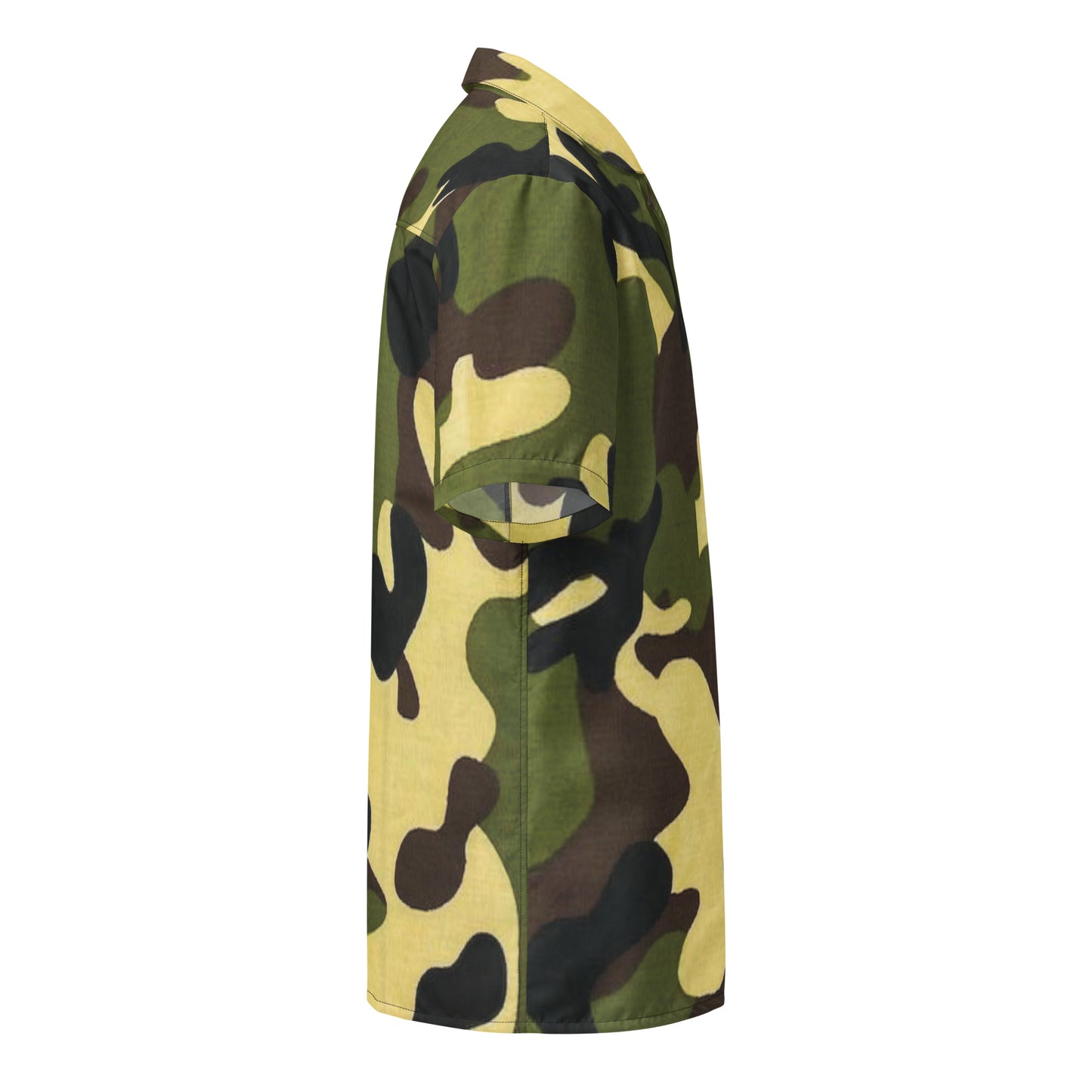 BlackCargo Apparel - Contemporary Urban Art Apparel for the Woke - Camo - Premium Quality - Camo - recycled polyester - breathable moisture wicking fabric - featherlight weight - UPF50+ protection - oversize fit - Unisex button shirt