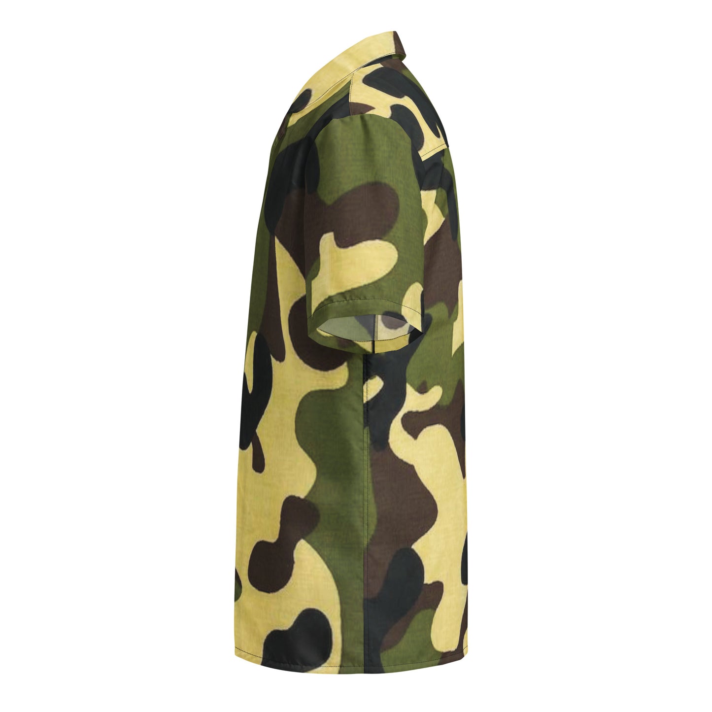 BlackCargo Apparel - Contemporary Urban Art Apparel for the Woke - Camo - Premium Quality - Camo - recycled polyester - breathable moisture wicking fabric - featherlight weight - UPF50+ protection - oversize fit - Unisex button shirt