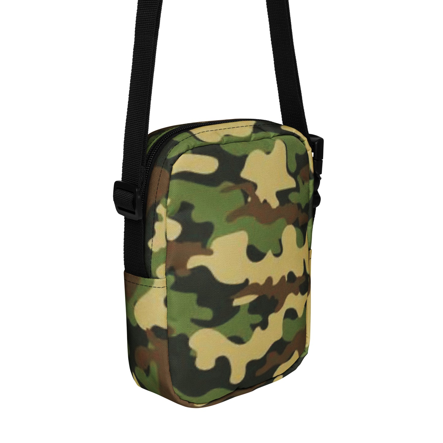 BlackCargo Apparel - Contemporary Urban Art Apparel for the Woke - Warrior - Premium Quality - 100% polyester - water resistant durable - two-way zipper - Utility crossbody bag
