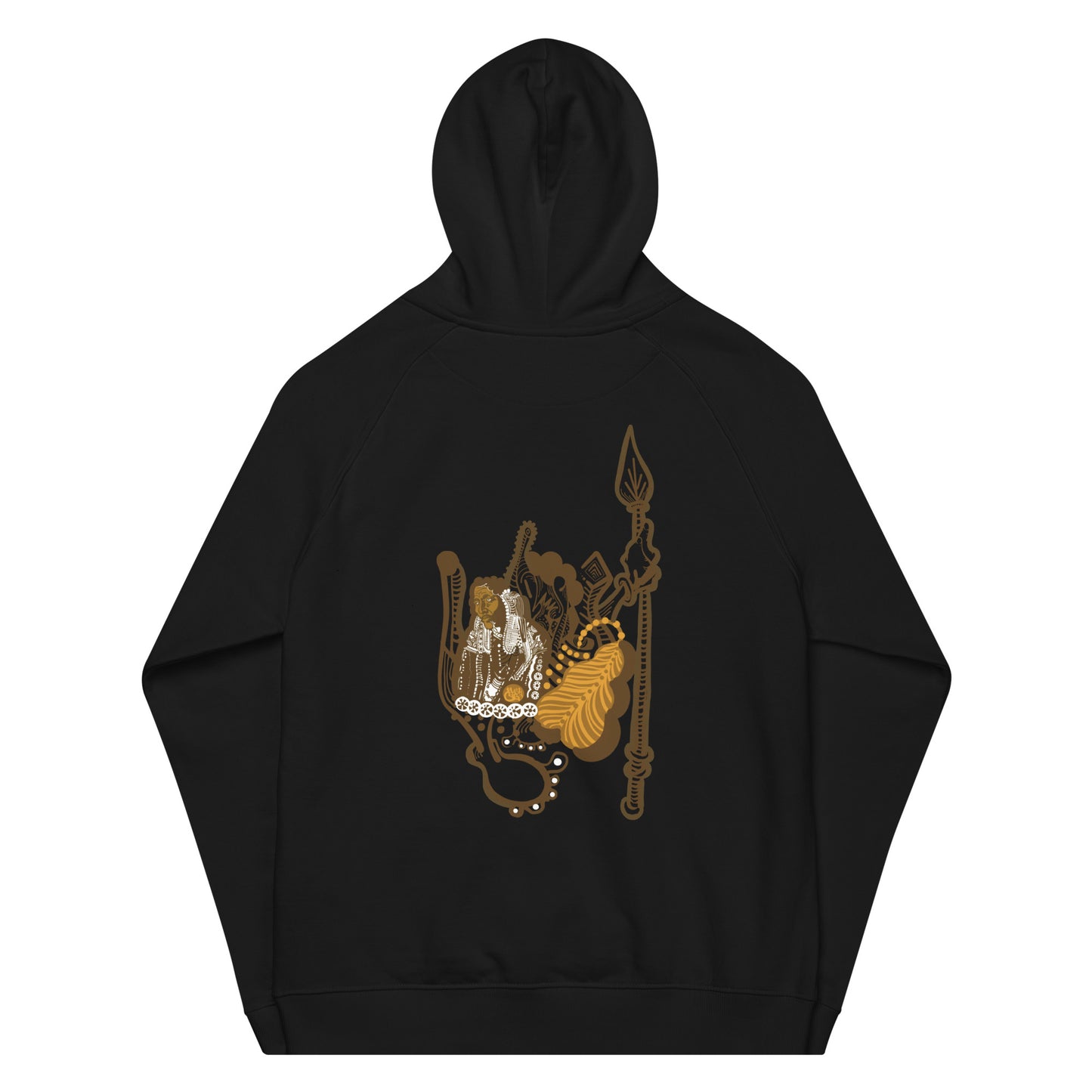 BlackCargo - Contemporary Urban Art Apparel for the Woke - Premium Quality eco-friendly streetwear - - 100% organic cotton - Brushed lining - Regular fit - ribbed cuffs and hem - Drawstring with metal eyelets and stoppers - Unisex eco raglan hoodie