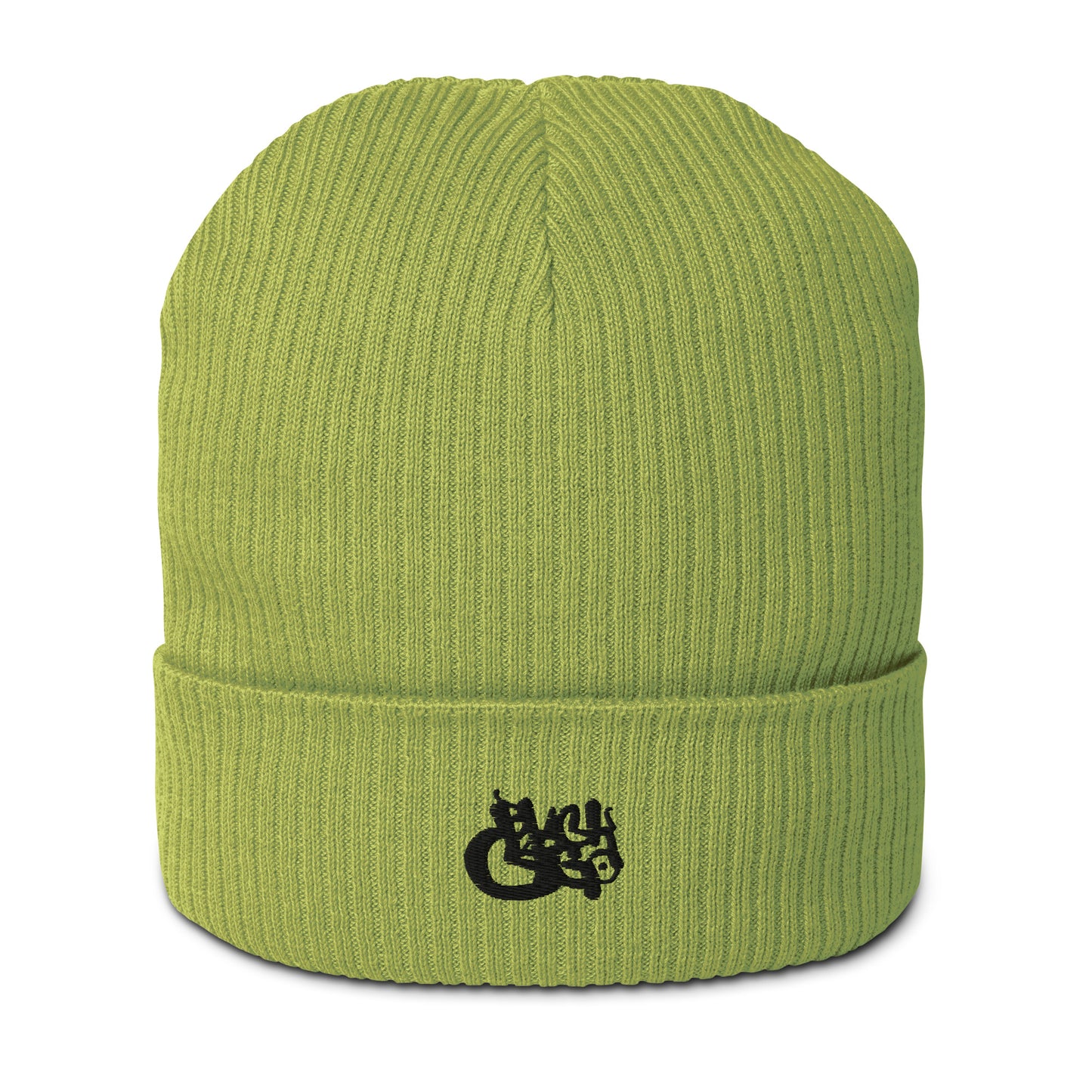 BlackCargo Apparel - Contemporary Urban Art Apparel for the Woke - Premium Quality - Script - Organic ribbed beanie - 100% organic cotton - Anti allergenic and natural fabric - Cuffed beanie -