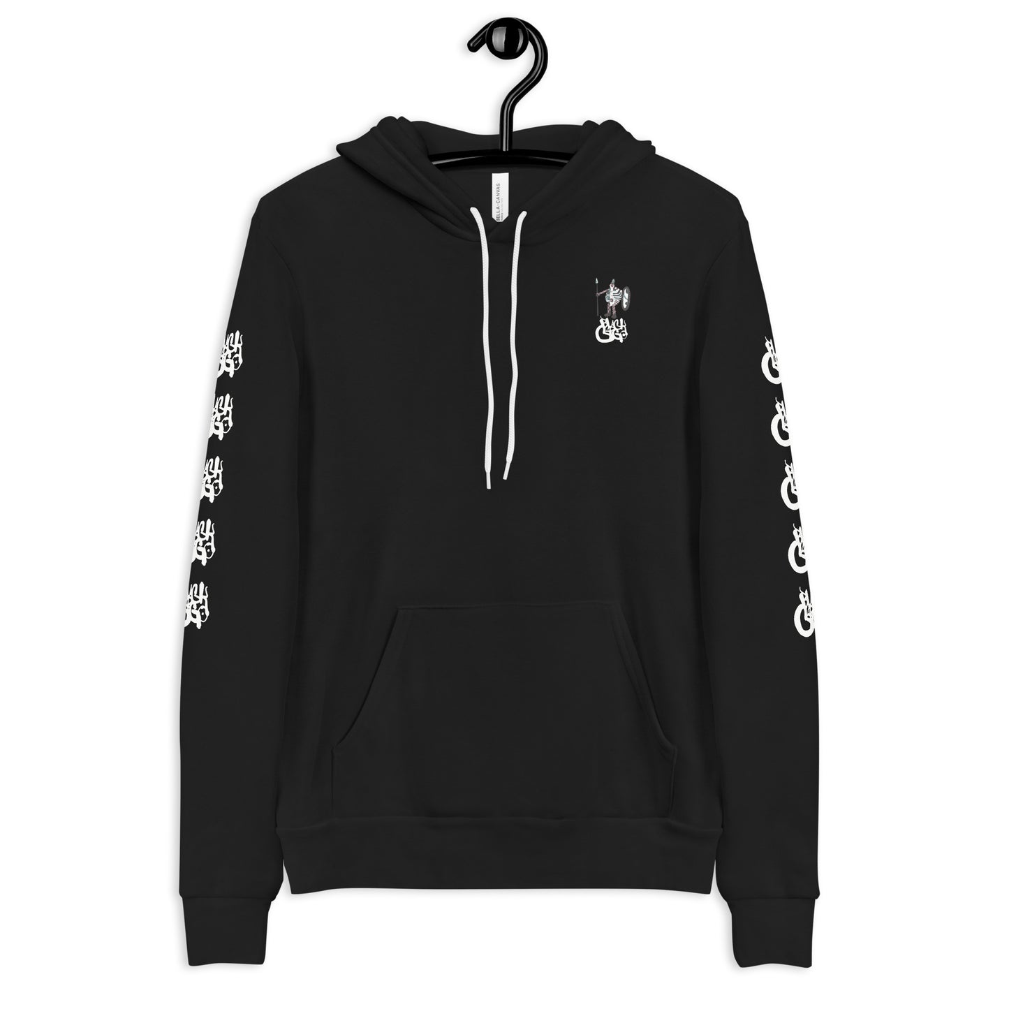 BlackCargo - Contemporary Urban Art Apparel for the Woke - Premium Quality streetwear - bold Warrior logo - Regular fit - side seamed construction - ring-spun cotton - poly fleece - Unisex hoodie