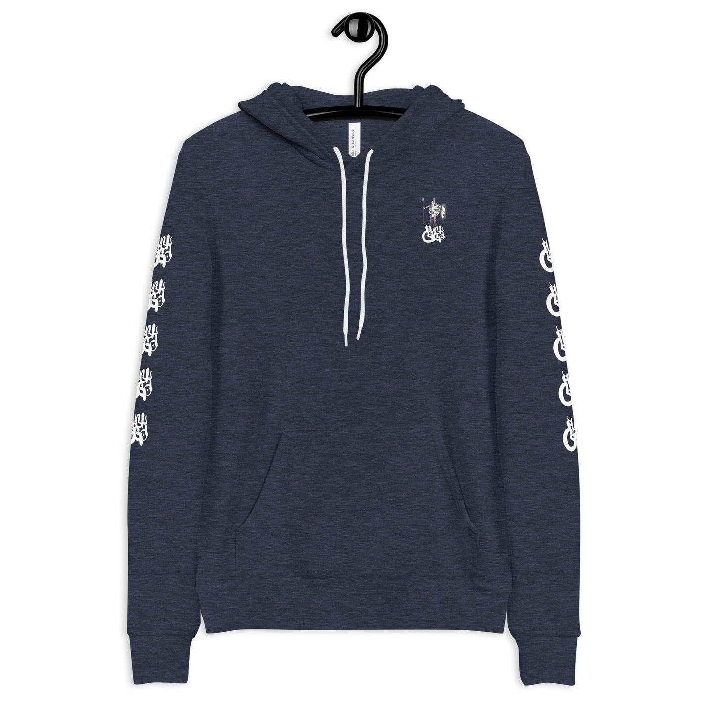 BlackCargo - Contemporary Urban Art Apparel for the Woke - Premium Quality streetwear - bold Warrior logo - Regular fit - side seamed construction - ring-spun cotton - poly fleece - Unisex hoodie