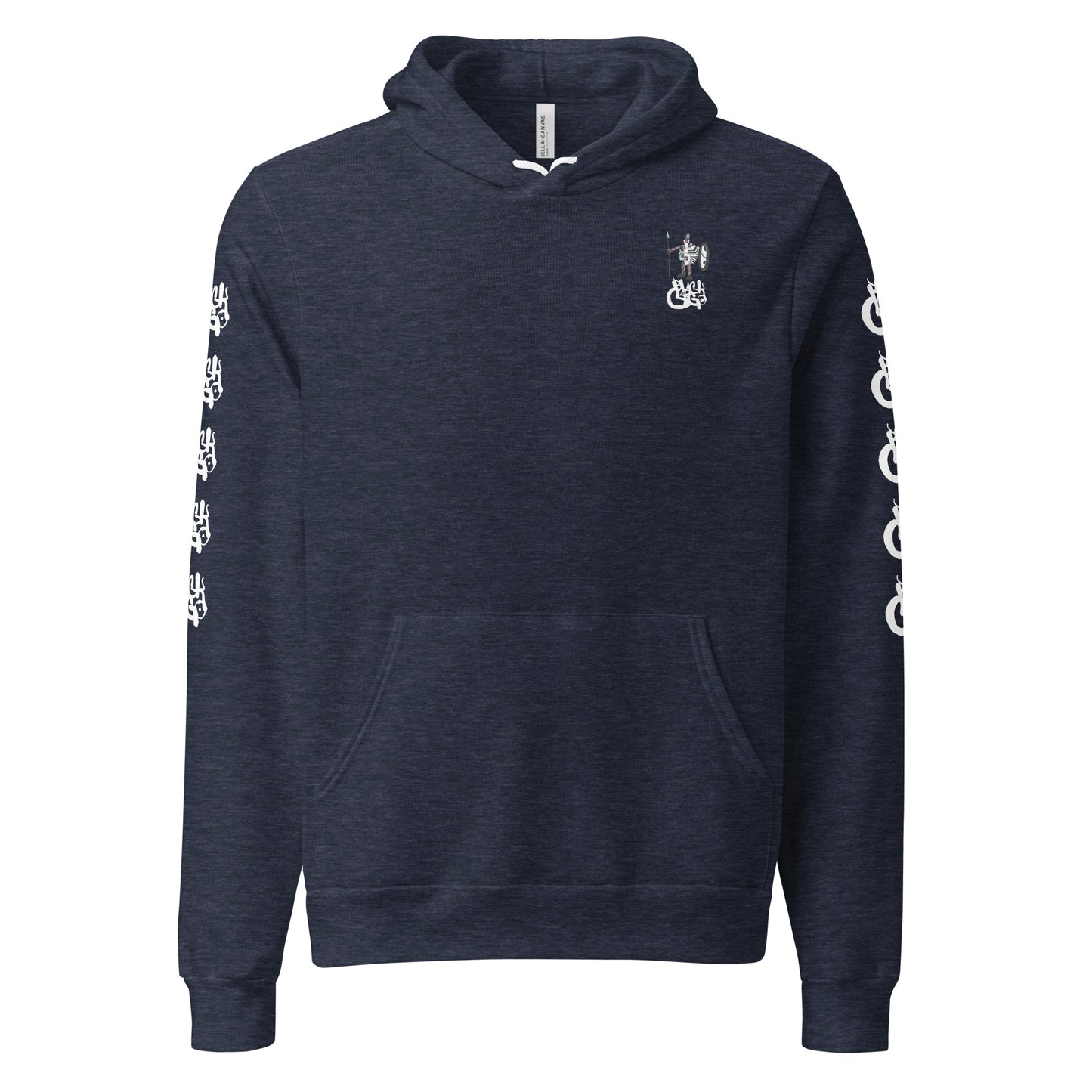 BlackCargo - Contemporary Urban Art Apparel for the Woke - Premium Quality streetwear - bold Warrior logo - Regular fit - side seamed construction - ring-spun cotton - poly fleece - Unisex hoodie
