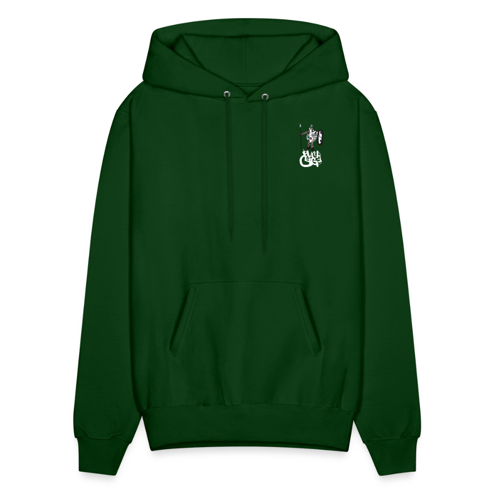 Black Cargo Apparel - Contemporary Urban Art Apparel for the Woke  - Warrior - Men's Hoodie - forest green