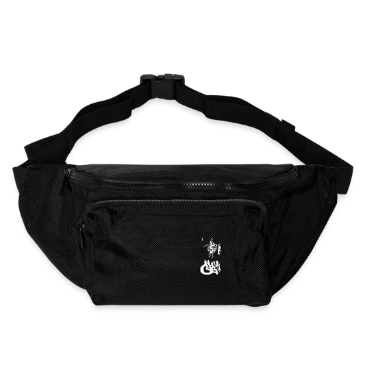 Large Crossbody Hip Bag - black