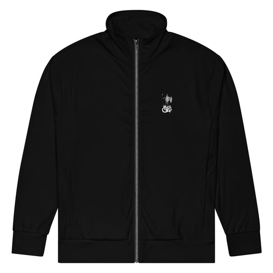 BlackCargo Apparel - Contemporary Urban Art  Apparel for the Woke - Warrior -Premium Quality - eco-friendly - Unisex track jacket - Relaxed fit - Global Recycled Standard - premium quality zipper a, brushed fleece inside -