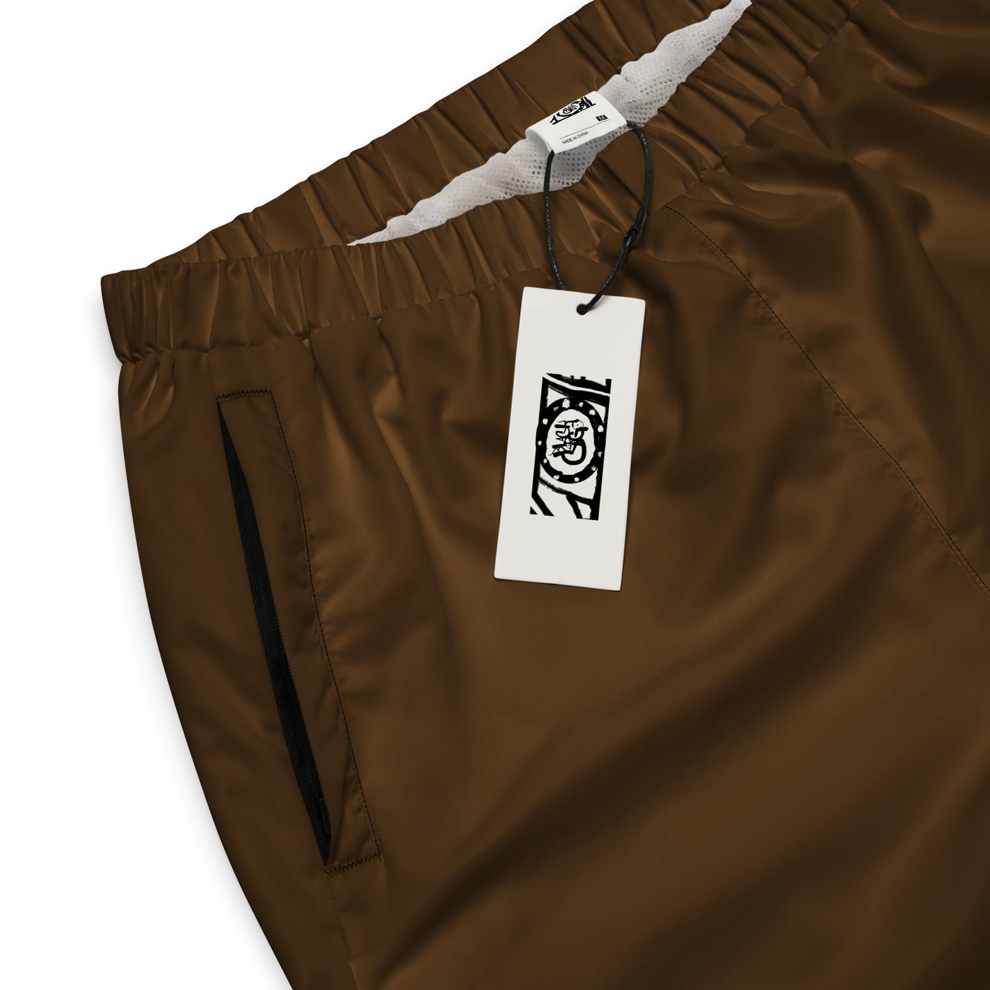 BlackCargo Apparel - Contemporary Urban Art Apparel for the Woke - Premium Quality - Warrior - Lightweight - Fully-lined mesh lining - Relaxed fit - Drawcord - Zip pockets - Sits at hip -eco-friendly- Unisex Track pants water resistant fabric