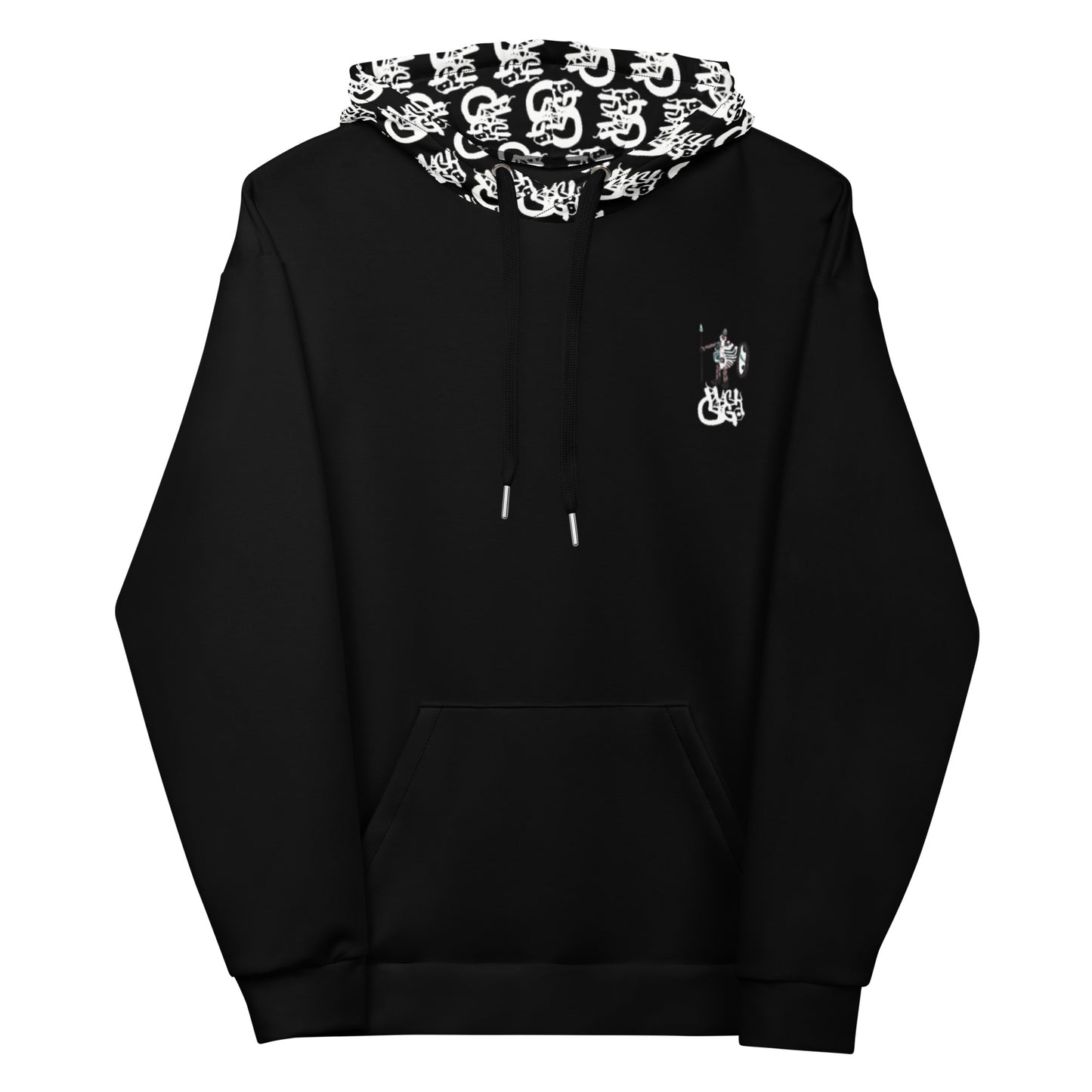 BlackCargo Apparel - Contemporary Urban Art Apparel for the Woke - Premium Quality - Script - Recycled materials - Brushed fleece inside - soft cotton feel-fabric face -Overlocked seams - Drawstrings - eco-friendly-Unisex Hoodie