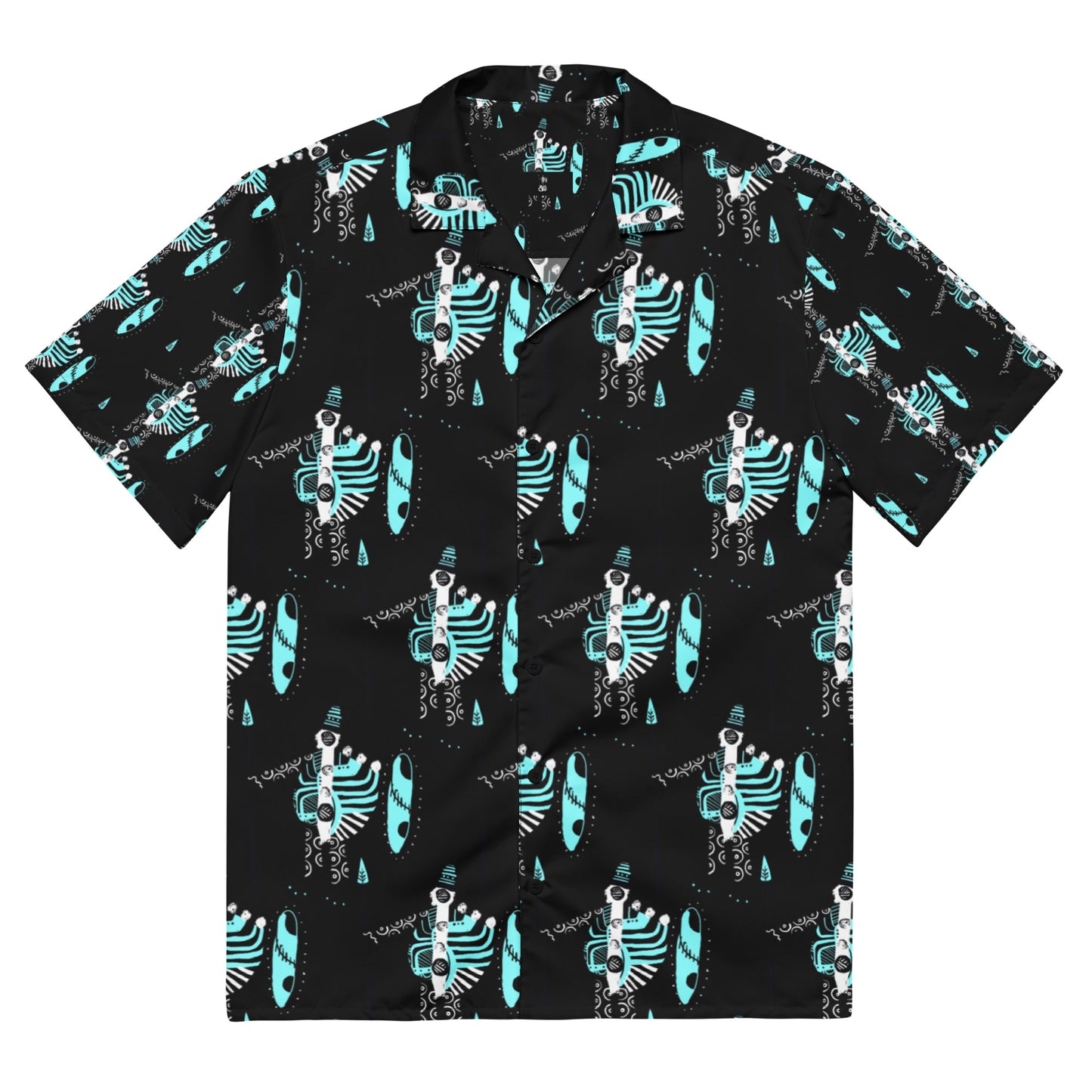 BlackCargo -Contemporary Urban Art Apparel for the Woke - Premium Quality - recycled material - moisture wicking - Unisex button shirt