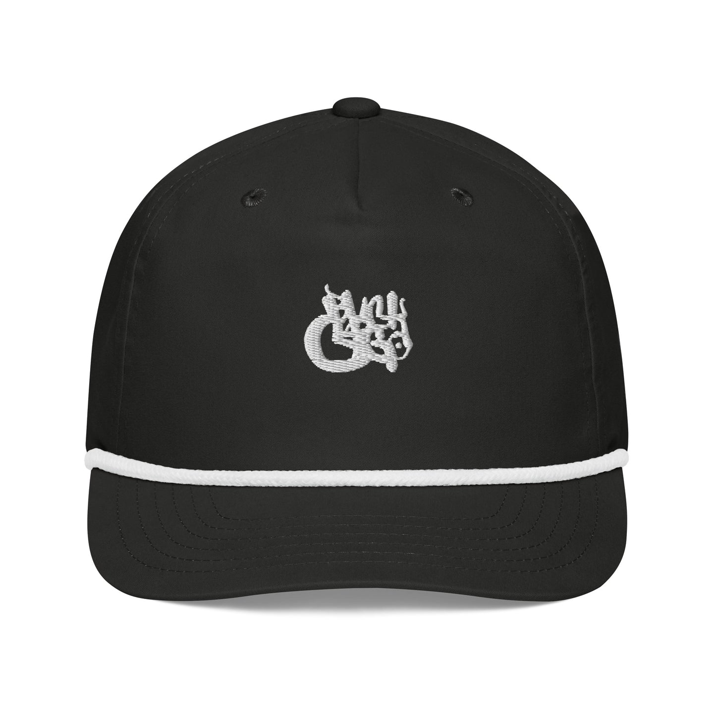 BlackCargo Apparel - Contemporary Urban Art Apparel for the Woke - Premium Quality - Unstructured, 5-panel - front panel lined -semi- curved bill with contrasting rope - Constrasting snap back closure - one size fits most - Golf Rope Cap