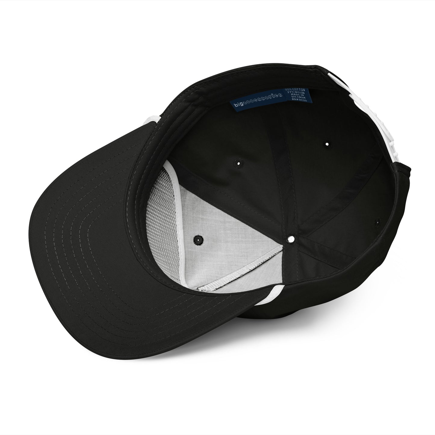 BlackCargo Apparel - Contemporary Urban Art Apparel for the Woke - Premium Quality - Unstructured, 5-panel - front panel lined -semi- curved bill with contrasting rope - Constrasting snap back closure - one size fits most - Golf Rope Cap