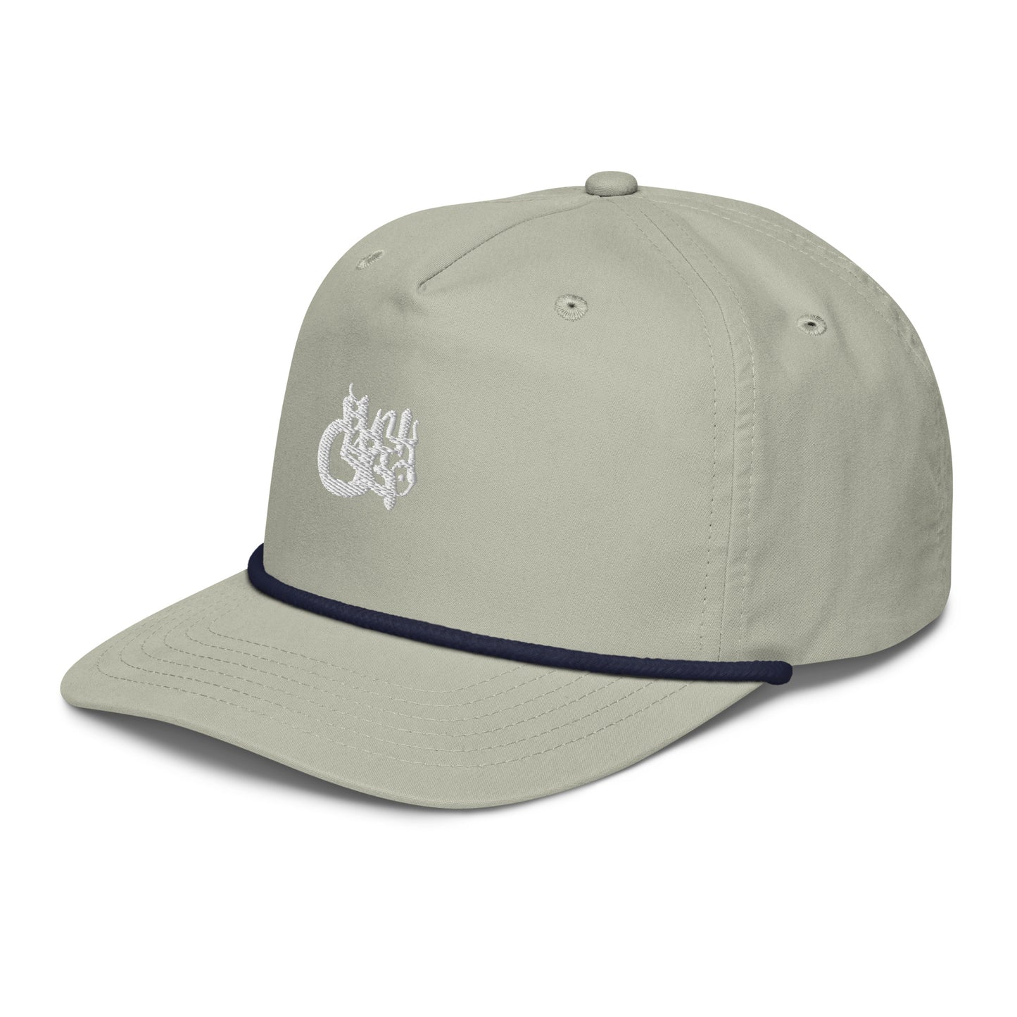 BlackCargo Apparel - Contemporary Urban Art Apparel for the Woke - Premium Quality - Unstructured, 5-panel - front panel lined -semi- curved bill with contrasting rope - Constrasting snap back closure - one size fits most - Golf Rope Cap