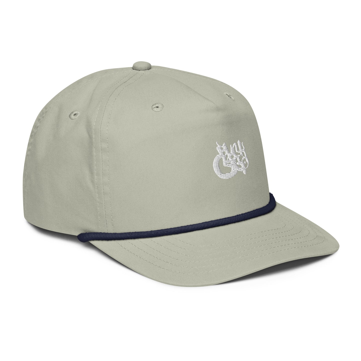 BlackCargo Apparel - Contemporary Urban Art Apparel for the Woke - Premium Quality - Unstructured, 5-panel - front panel lined -semi- curved bill with contrasting rope - Constrasting snap back closure - one size fits most - Golf Rope Cap