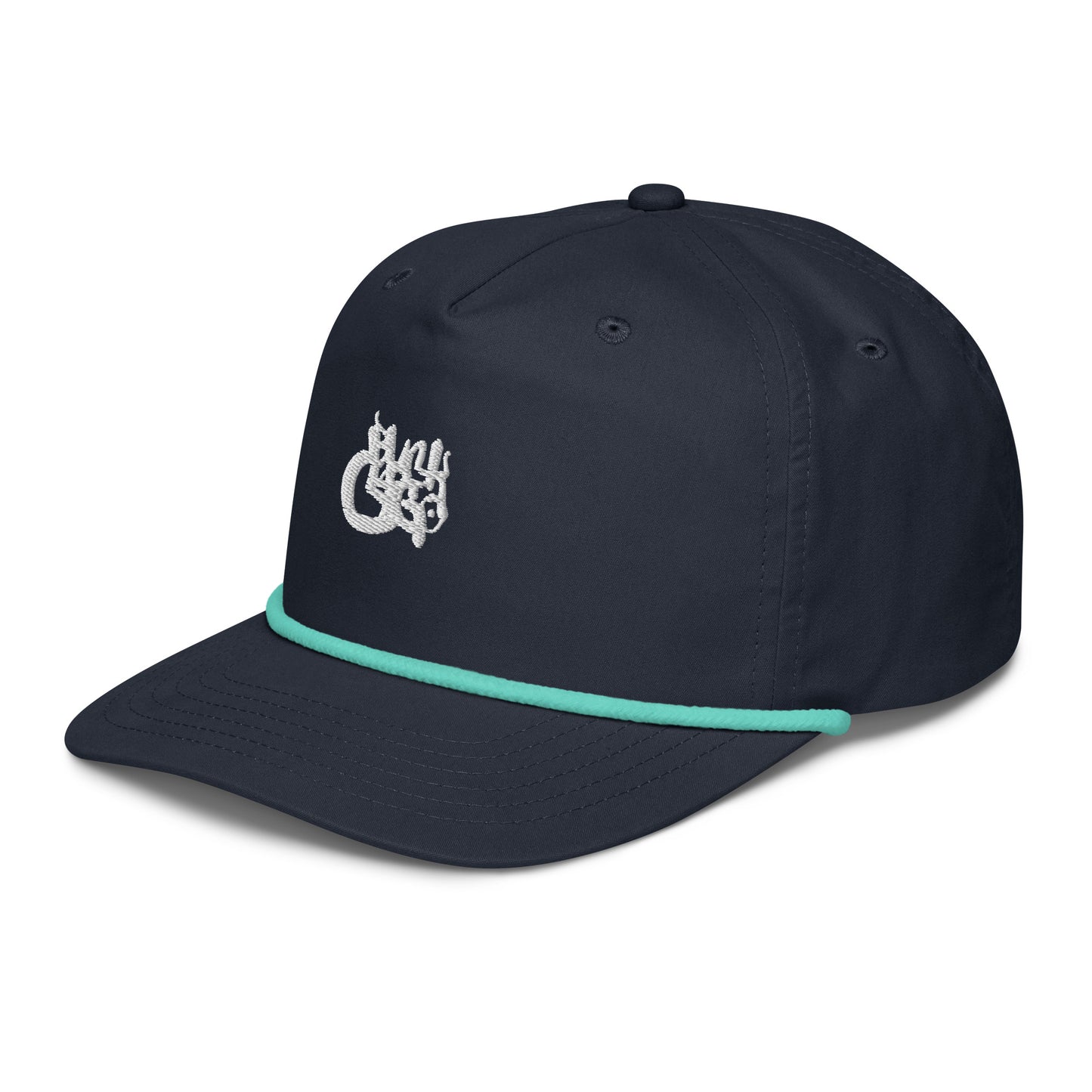 BlackCargo Apparel - Contemporary Urban Art Apparel for the Woke - Premium Quality - Unstructured, 5-panel - front panel lined -semi- curved bill with contrasting rope - Constrasting snap back closure - one size fits most - Golf Rope Cap