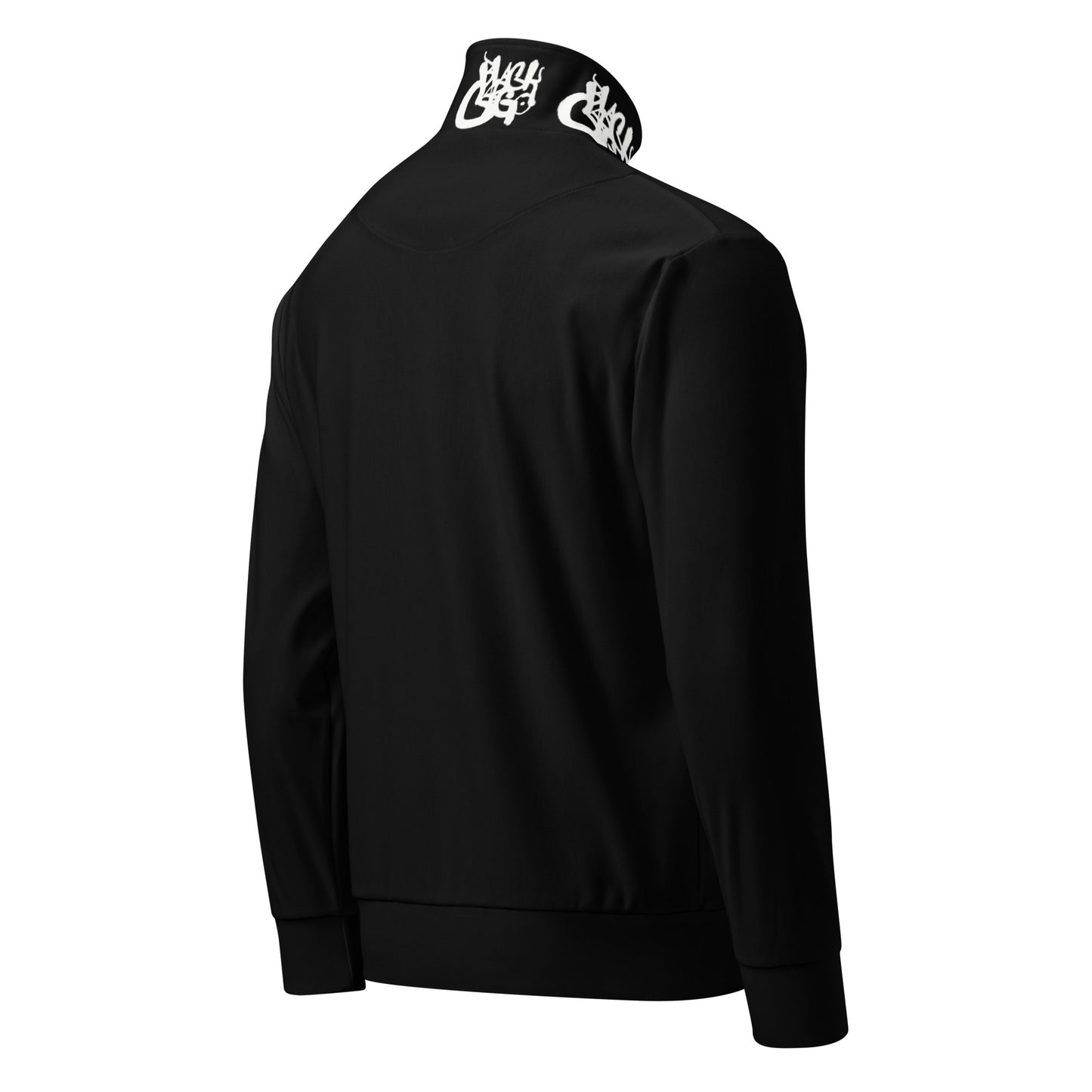 BlackCargo Apparel - Contemporary Urban Art  Apparel for the Woke - Premium Quality - Script - eco-friendly - Soft cotton - Brushed fleece fabric inside - Relaxed fit - zippers - Global Recycled Standard certified fabric - Unisex track jacket